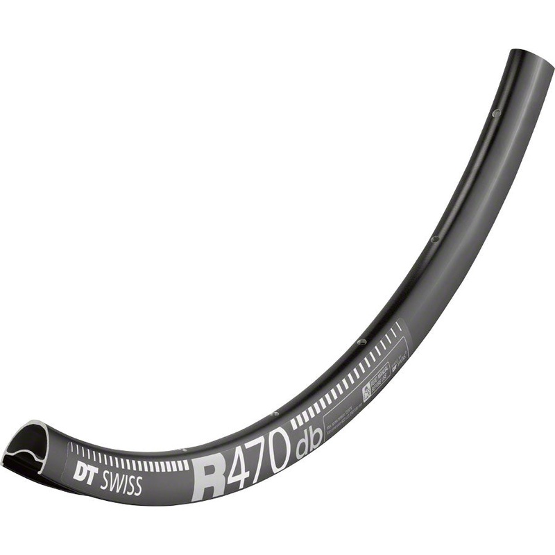 DT Swiss R 470 Rim – 700 Disc Black 32H