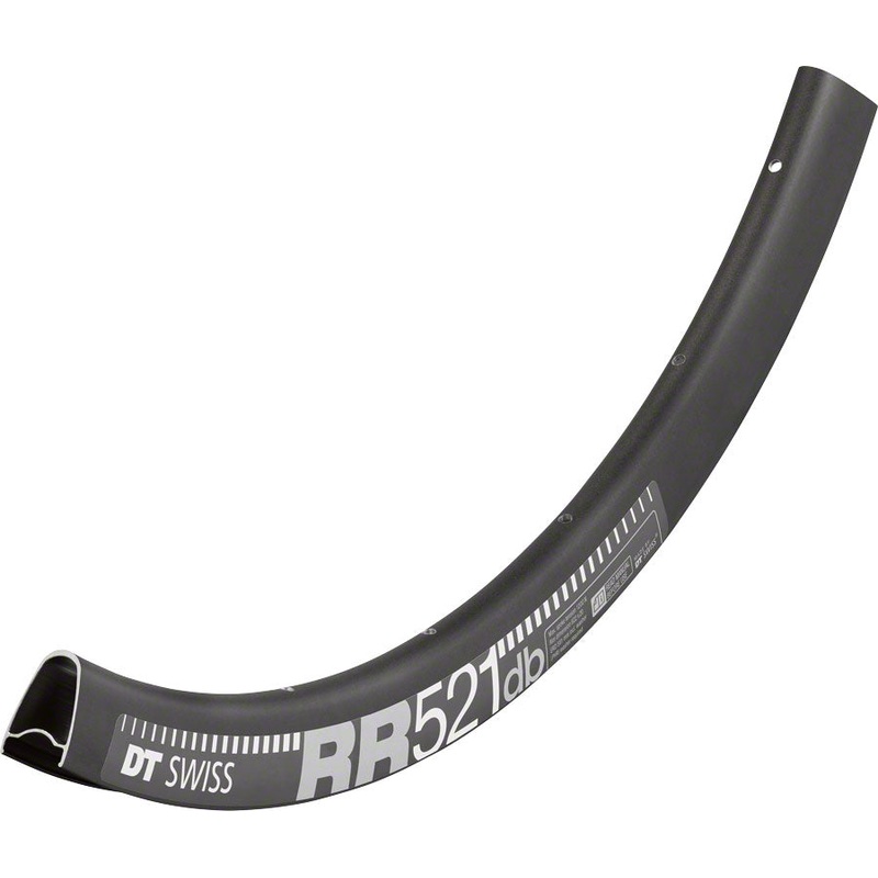 DT Swiss RR 521 Rim – 700 Disc Black 24H