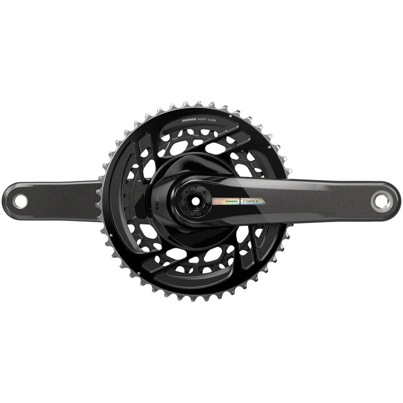 SRAM Force Crankset – 170mm 2x 12-Speed 46/33t Direct Mount DUB Spindle Interface Iridescent Gray D2