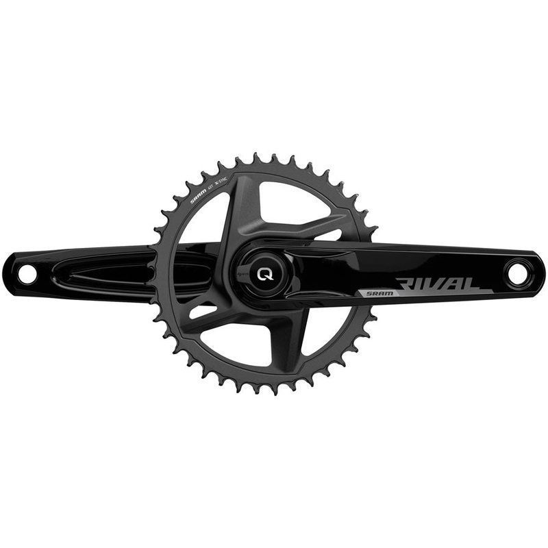 SRAM Rival 1 AXS Wide Power Meter Crankset – 172.5mm 12-Speed 40t 8-Bolt Direct Mount DUB Spindle Interface BLK D1