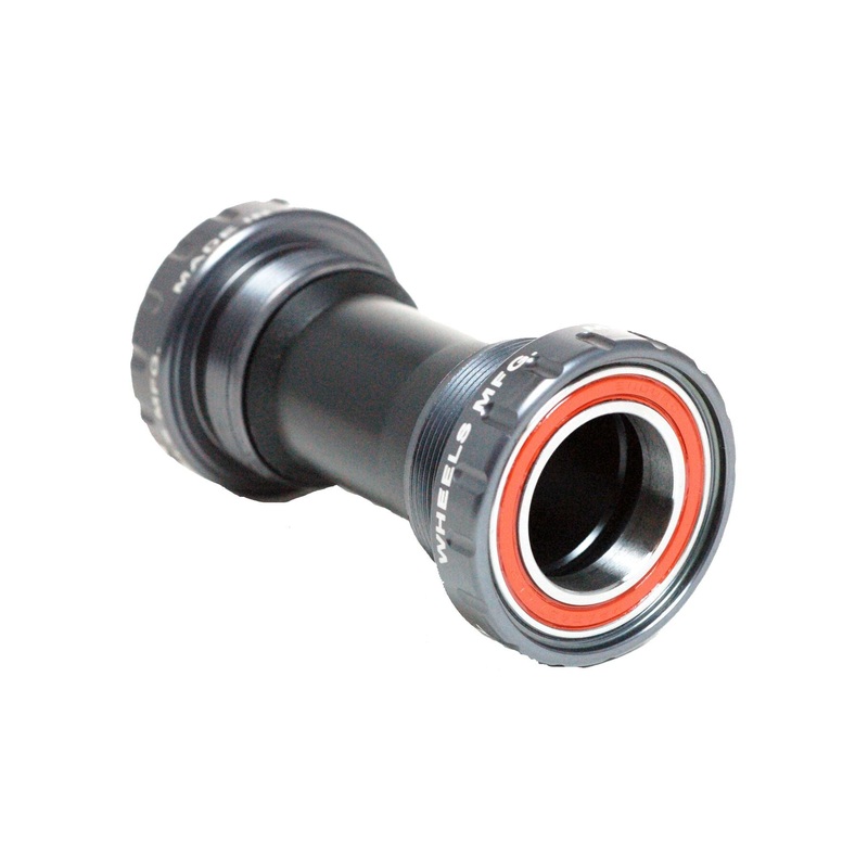 Wheels Manufacturing BSA Bottom Bracket – Shimano Road Angular Contact Bearings Gray Cups