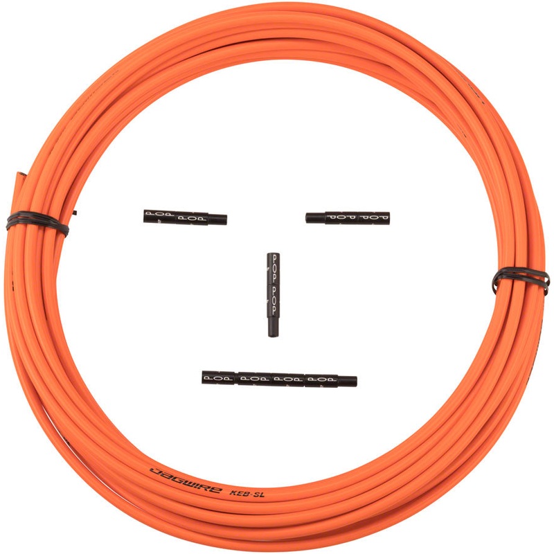 Jagwire 5mm Pro Compressionless Brake Housing Slick-Lube Liner 10M Roll Orange