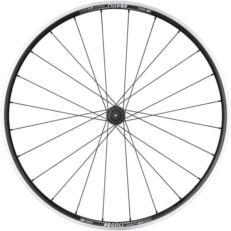 Quality Wheels DT 240/DT R460 Front Wheel – 700 QR x 100mm Rim Brake BLK 24H