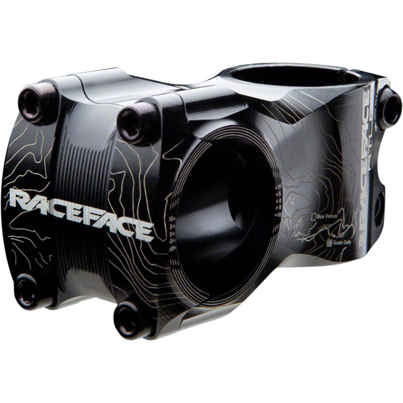 RaceFace Atlas Stem – 65mm 31.8 Clamp +/-0 1 1/8 Aluminum Black