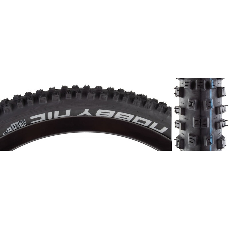 Schwalbe Nobby Nic Tire – 27.5 x 2.6 Tubeless Folding BLK Evolution Line Addix SpeedGrip Super Trail