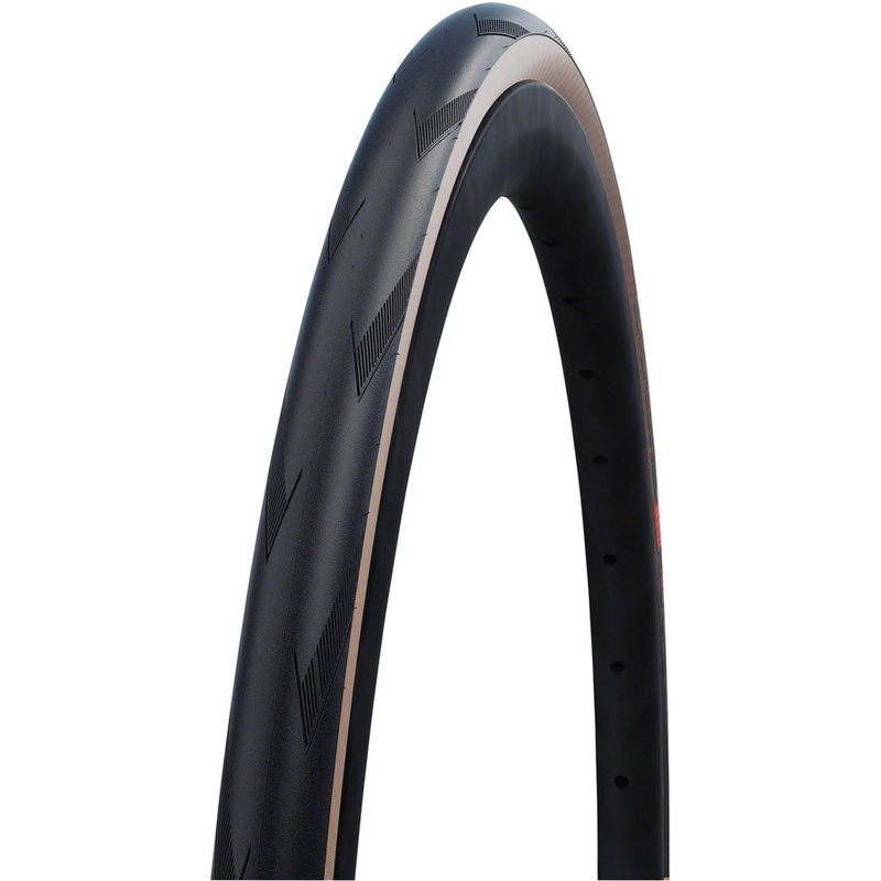 Schwalbe Pro One Tire – 700 x 28 Clincher Folding BLK/Transparent Evolution Super Race Addix Race V-Guard