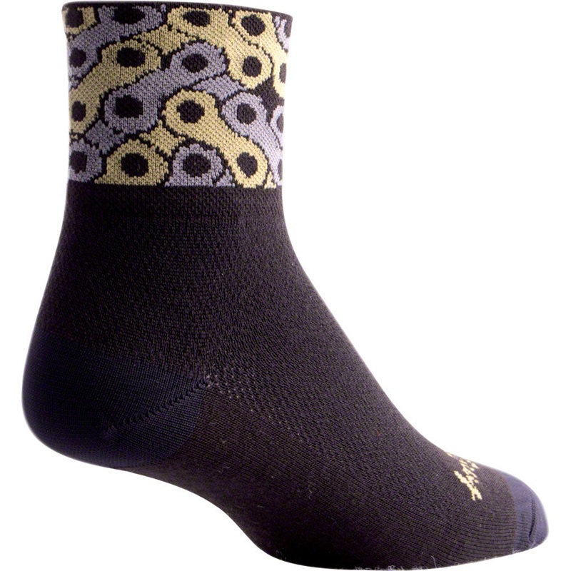 SockGuy Classic Links Socks – 3 Black Small/Medium