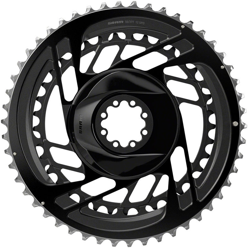 SRAM Force 2x Chainring Kit – 50/37t 2×12-Speed 8-Bolt Direct Mount Black D2