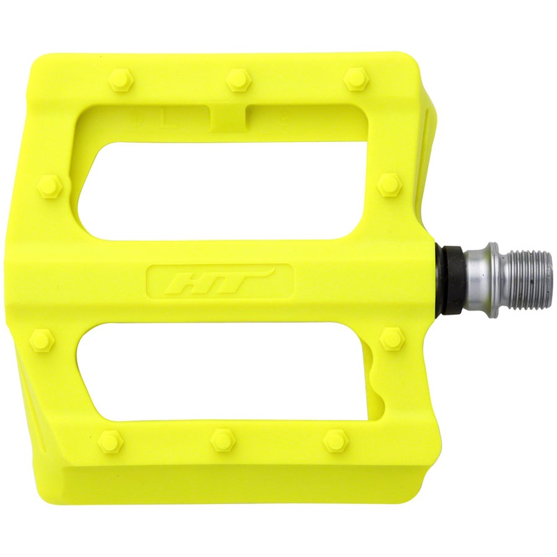 HT Components PA12 Pedals – Platform Composite 9/16 Neon Yellow