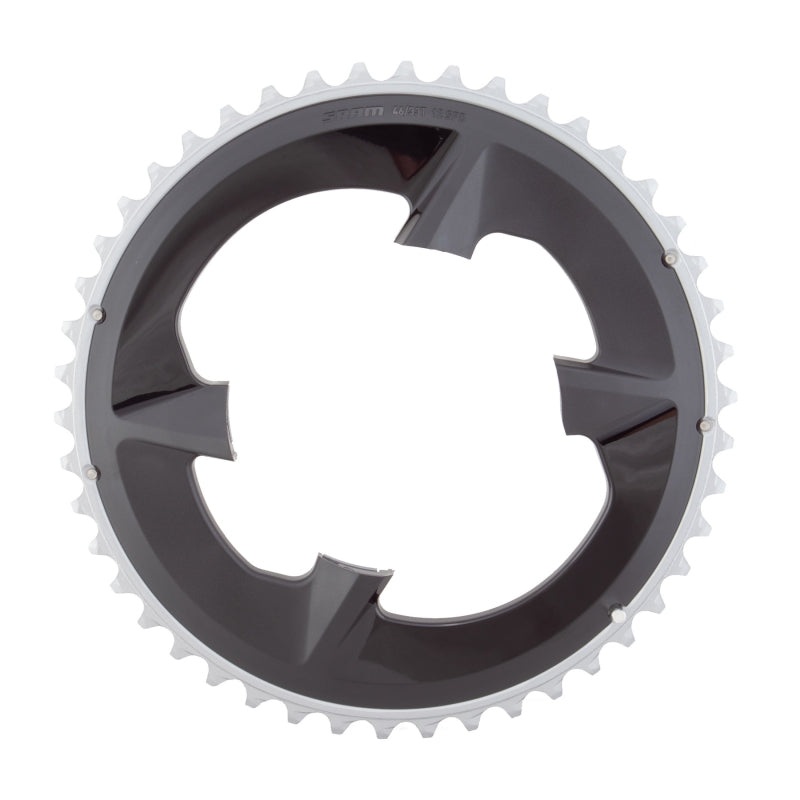SRAM Rival 2×12-Speed Outer Chainring – 46t 107 BCD BLK For use 33t Inner