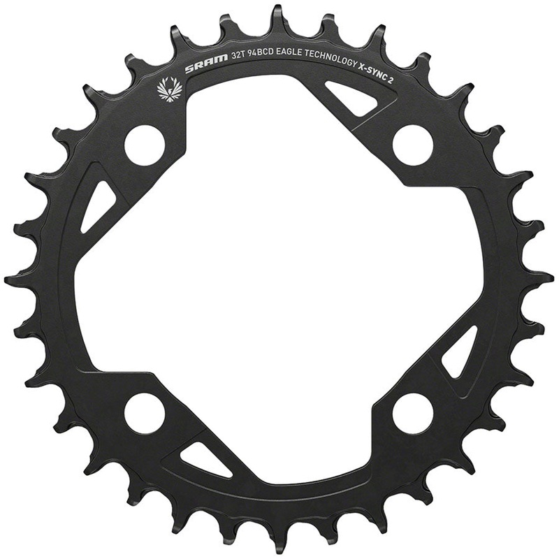 SRAM X-SYNC 2 Eagle E-MTB Chainring – 32t 94 BCD Aluminum Black