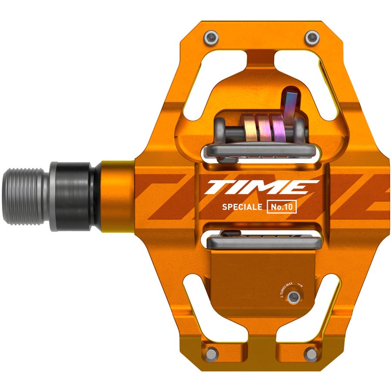 Time Speciale 10 Pedals – Dual Sided Clipless Platform Aluminum 9/16 Tangerine Small B1