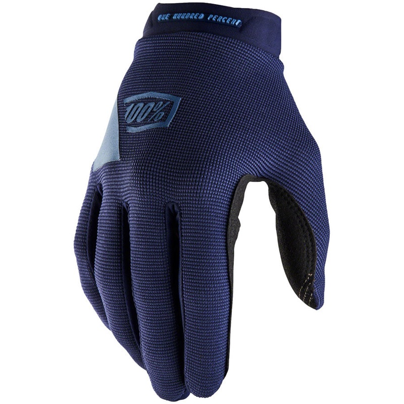 100% Ridecamp Gloves – Navy/Slate Blue Full Finger X-Large