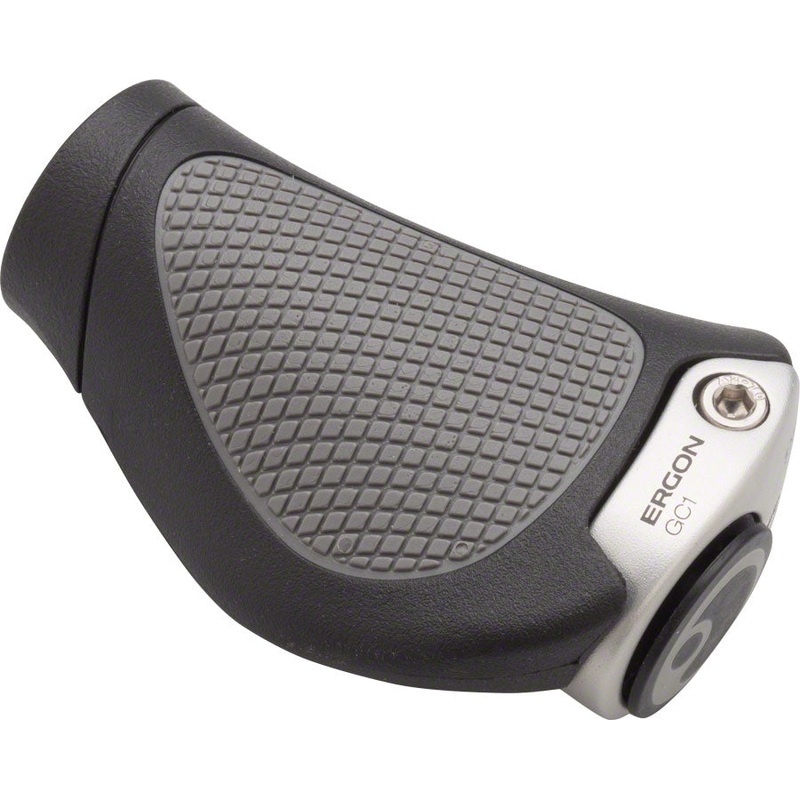 Ergon GC1 Grips – Black/Gray Lock-On Rohloff/Nexus