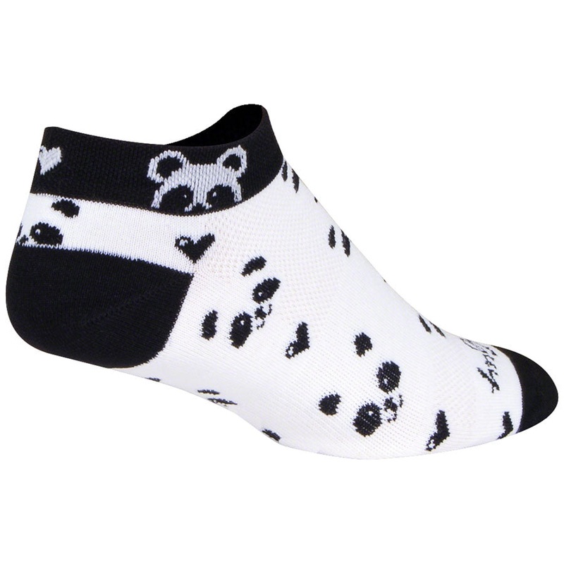 SockGuy Classic Low Panda Socks – 1 Women’s Small/Medium