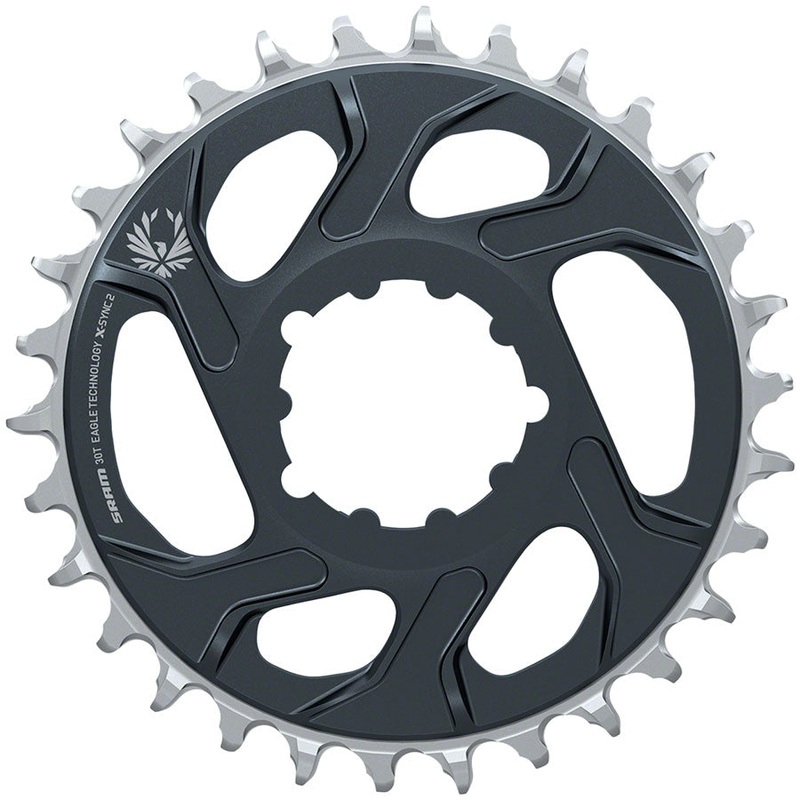 SRAM Eagle X-SYNC 2 Direct Mount Chainring – 30t Direct Mount 3mm Offset For Boost Lunar/Polar Grey