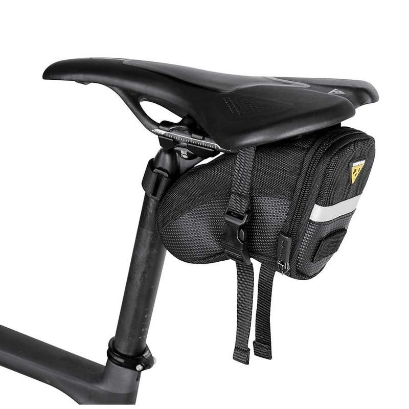 Topeak Aero Wedge Seat Bag – Strap-on Small Black