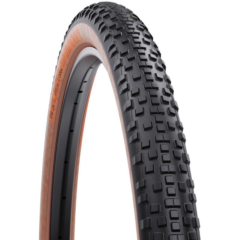 WTB Resolute Tire – 700 x 50 TCS Tubeless Folding BLK/Tan Light/Fast Rolling Dual DNA SG2