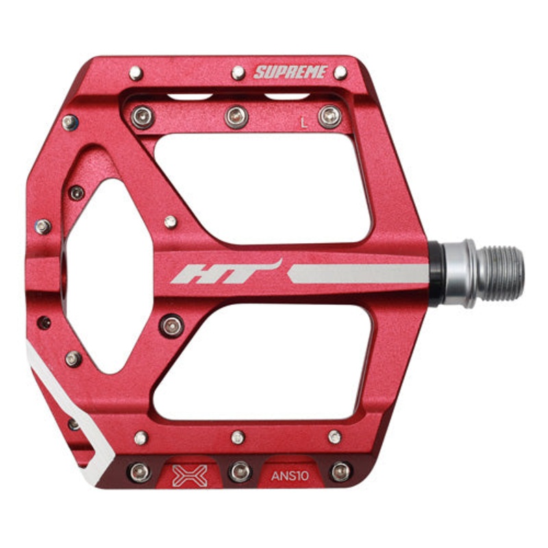 HT Components ANS10 Pedals – Platform Aluminum 9/16 Red