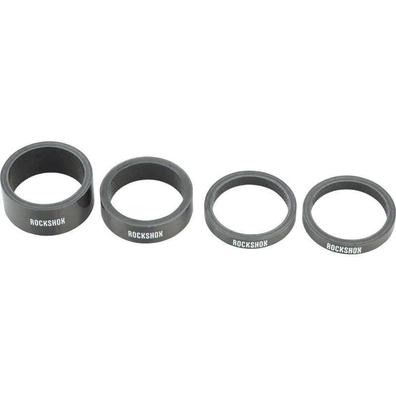 RockShox UD Carbon Headset Spacer Set Includes 5mm x 2 10mm x 1 15mm x 1