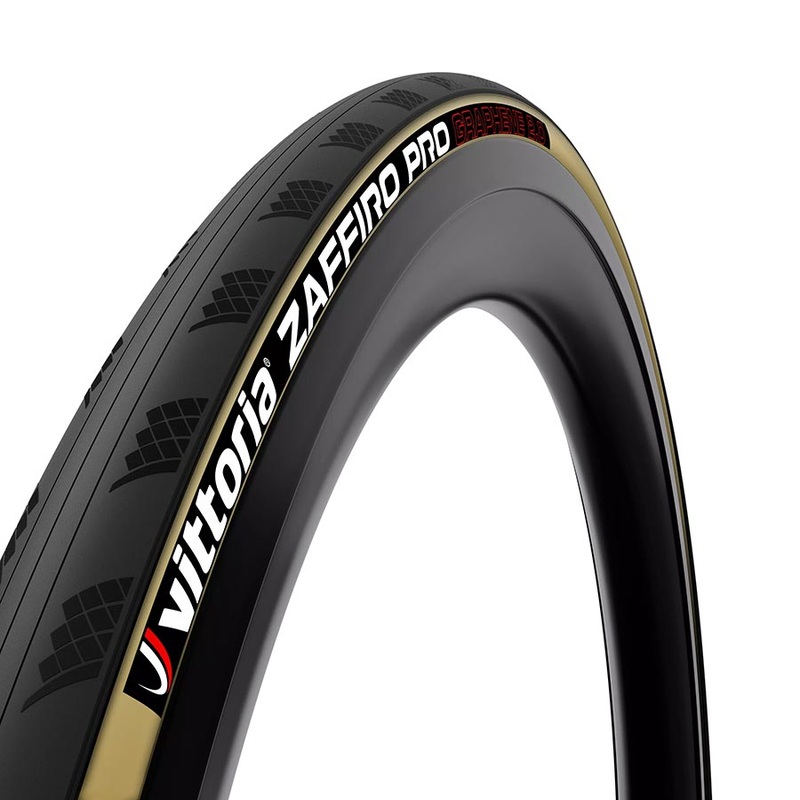 Vittoria Zaffiro Pro V Tire – 700 x 25 Clincher  Folding  Black/Tan 1C G2.0