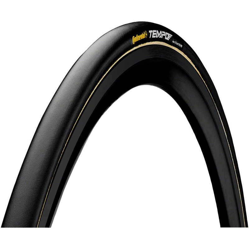 Continental Tempo II Tire – 700 x 22 Tubular Folding Black BlackChili