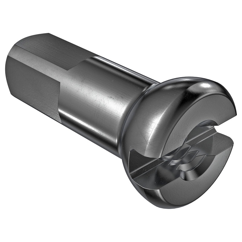 DT Swiss Pro Head Brass Nipples: 2.0 x 12mm Black Box of 100