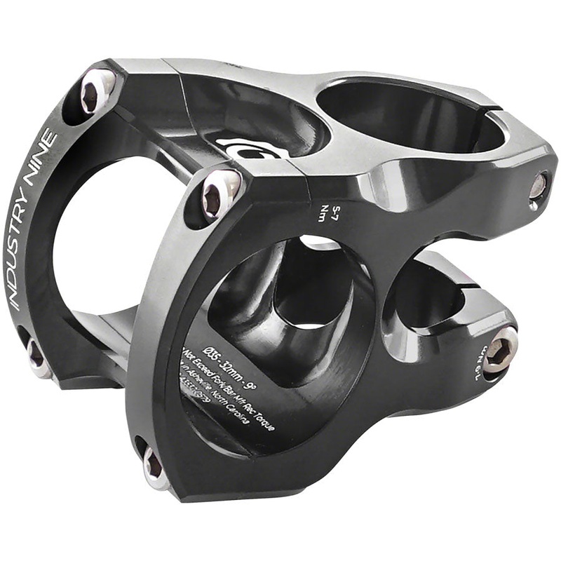 Industry Nine A35 Stem – 32mm 35 Clamp +/-9 1 1/8 Aluminum Black