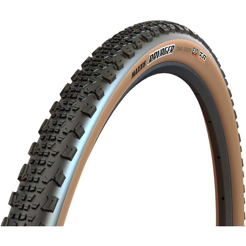 Maxxis Ravager Tire – 700 x 40 Tubeless Folding Tan EXO