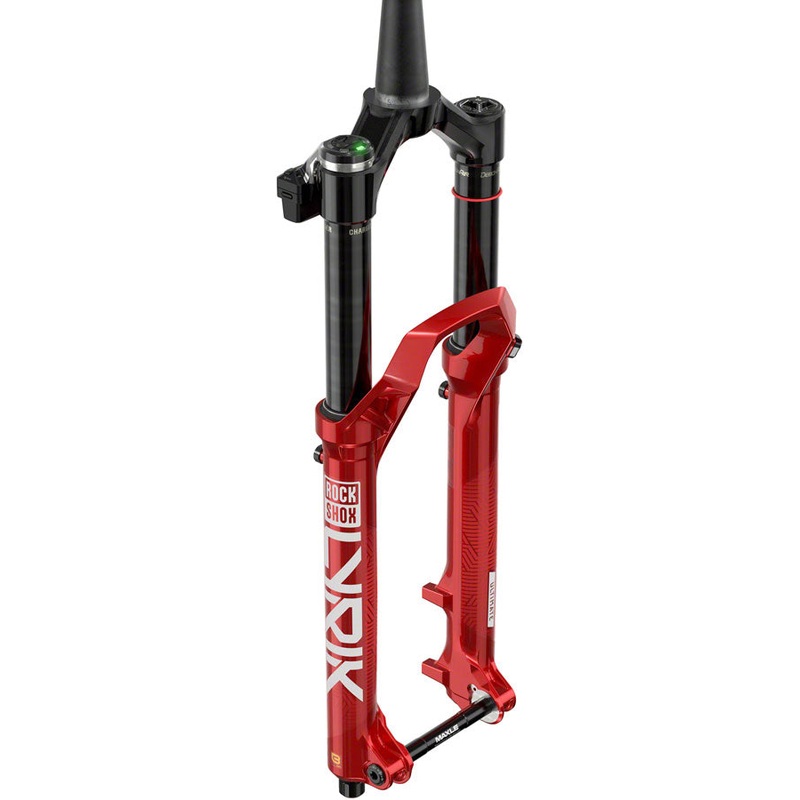 RockShox Lyrik Ultimate Flight Attendant Charger 3.1 Suspension Fork – 29 160 mm 15 x 110 mm 44 mm Offset Electric Red A3