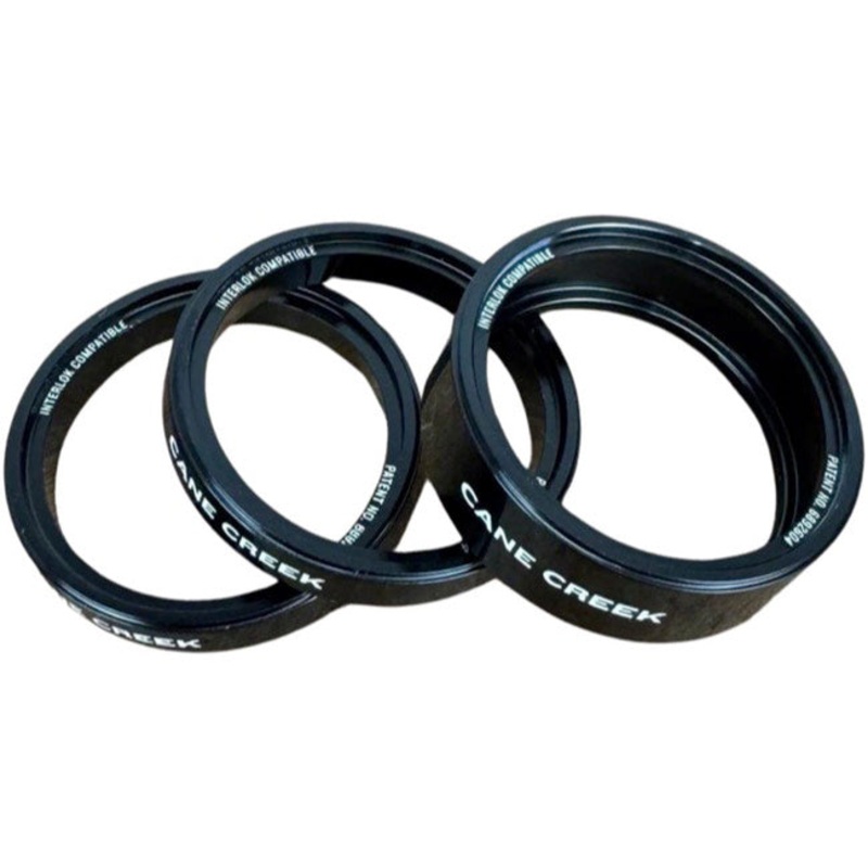 Cane Creek Interlok Chroma Studio Headset Spacer Kit – 1 10mm 2 5mm BLK