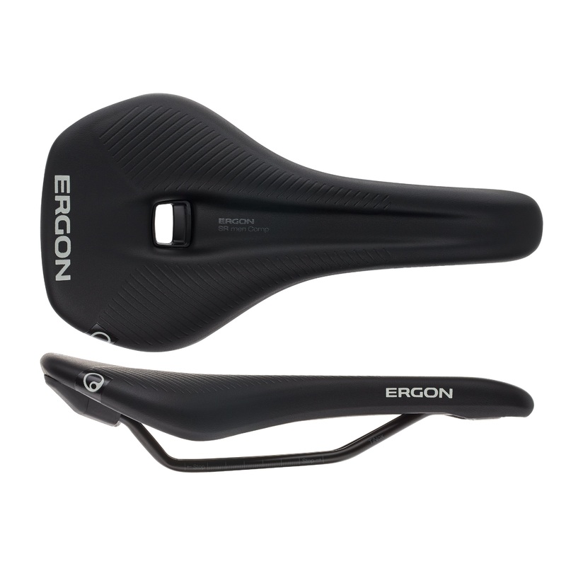 Ergon SR Comp Saddle – Titanium Black Men’s Small/Medium