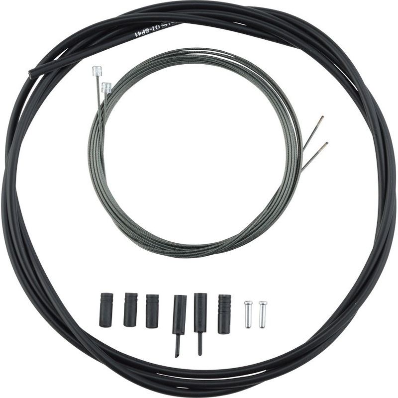 Shimano Road Optislick Derailleur Cable and Housing Set Black