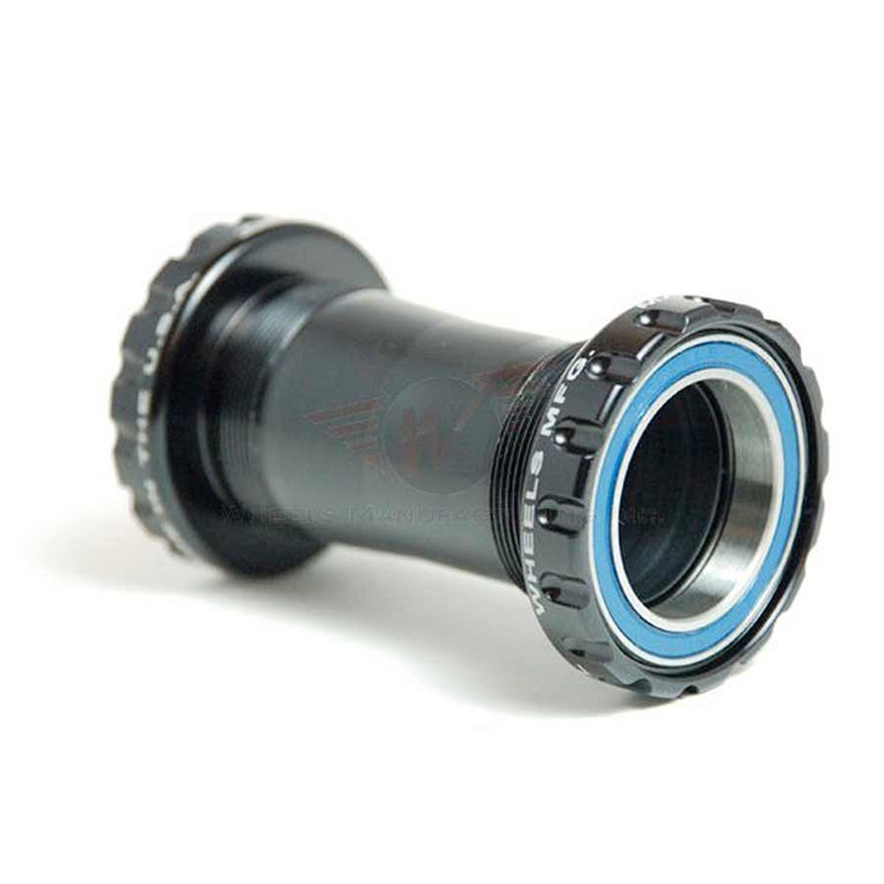 Wheels Manufacturing BSA 30 Bottom Bracket – English BSA Frame Interface ABEC-3 Bearings For 30mm Spindle BLK