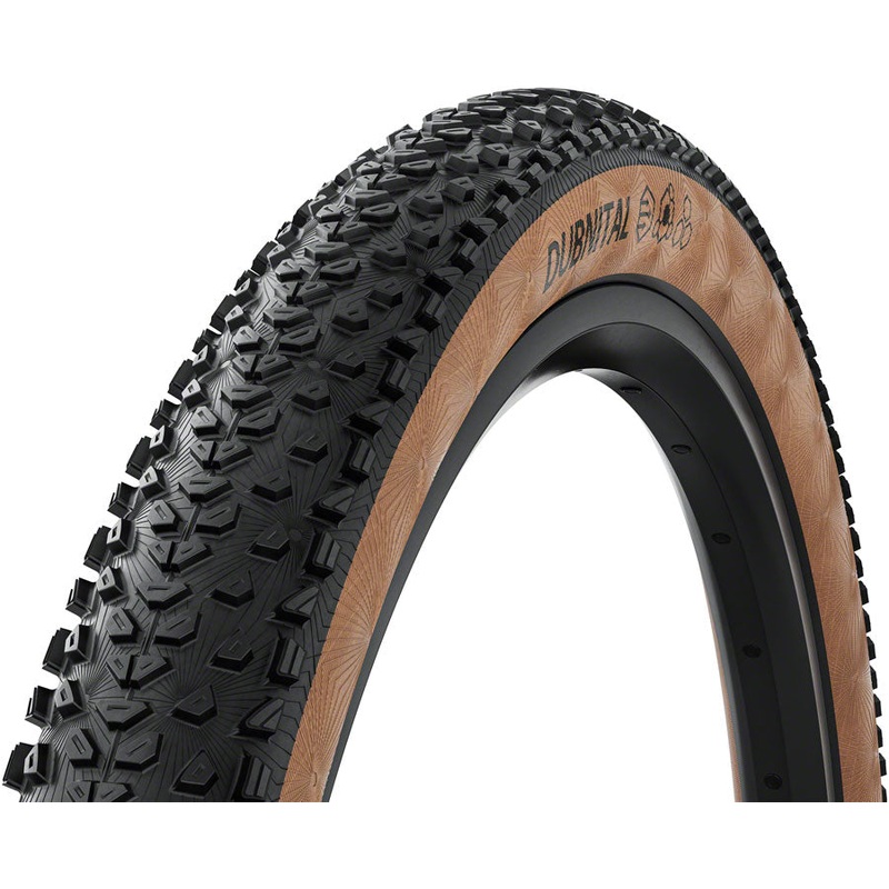 Continental Dubnital Tire – 29 x 2.40 Tubeless Folding BLK/Transparent Rapid Race Casing E25