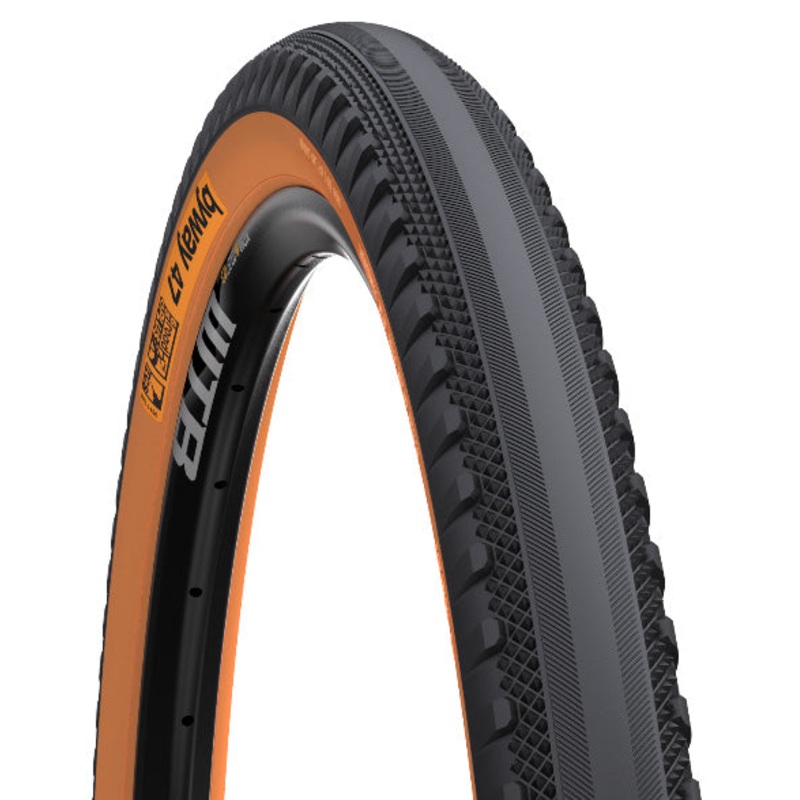 WTB Byway Tire – 650b x 47 TCS Tubeless Folding BLK/Tan Light/Fast Rolling Dual DNA SG