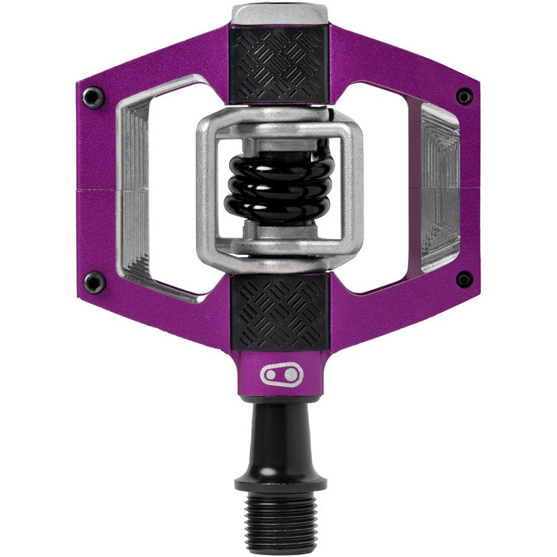 Crankbrothers Mallet Trail Pedals – Dual Sided Clipless Platform Aluminum 9/16 Purple