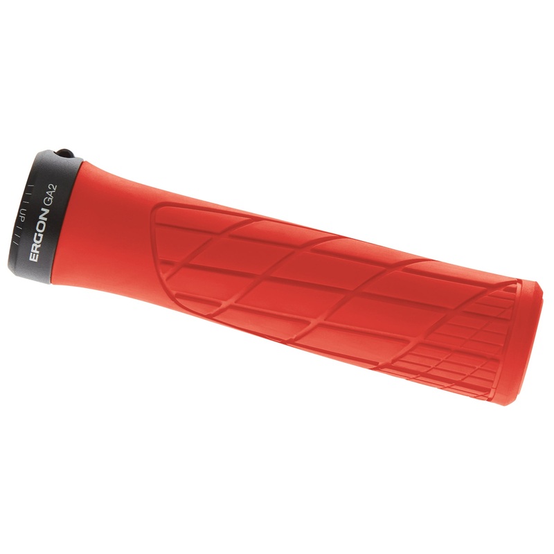 Ergon GA2 Grips – Risky Red Lock-On