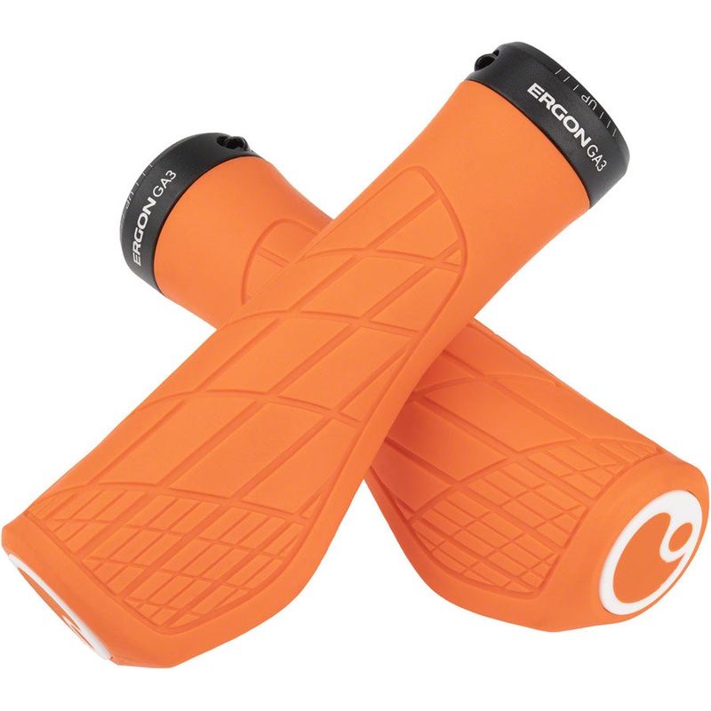 Ergon GA3 Grips – Juicy Orange Lock-On Large