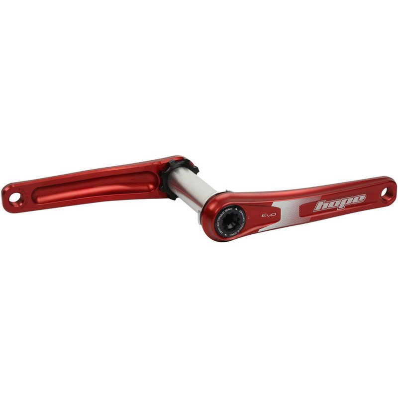 Hope Evo Crankset – 170mm Direct Mount 30mm Spindle For 135/142/141/148mm Rear Spacing Red