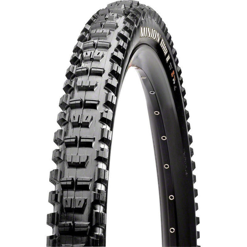 Maxxis Minion DHR II Tire – 27.5 x 2.3 Tubeless Folding BLK 3C MaxxTerra EXO