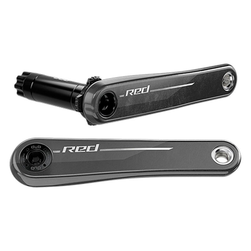 SRAM RED 1x XPLR Wide Crank Arm Assembly – 165mm 13-Speed 8-Bolt Direct Mount DUB Spindle Natural Carbon E1