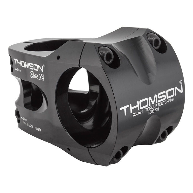 Thomson X4 Mtn Stem (35.0) 0d x 40mm Black