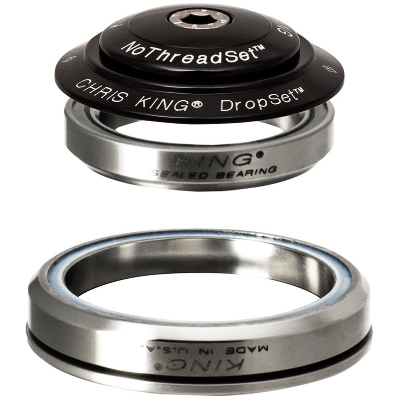 Chris King DropSet 5 Headset – 1-1/8 42/52mm 45 Deg Black