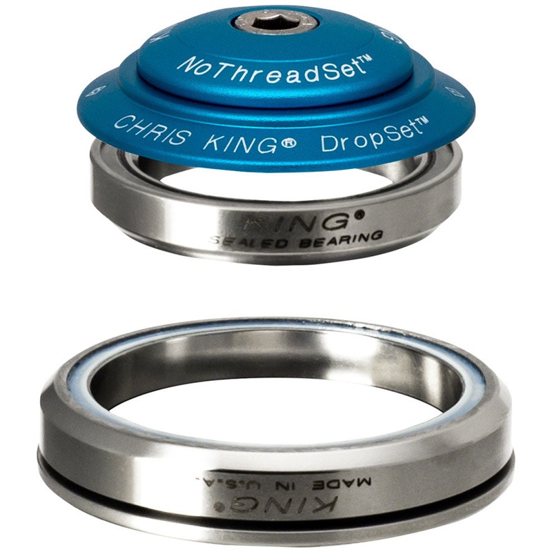 Chris King DropSet 5 Headset – 1-1/8 42/52mm 45 Deg Matte Turquoise