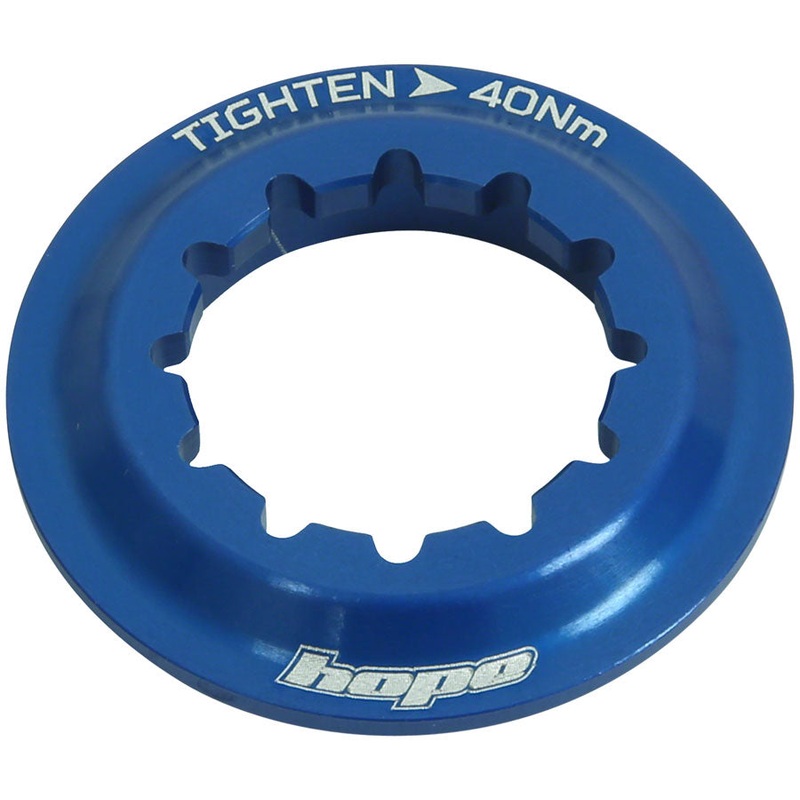 Hope Center Lock Disc Lockring – Blue