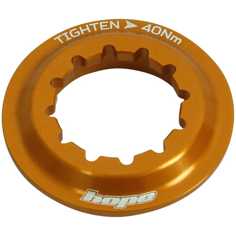 Hope Center Lock Disc Lockring – Orange
