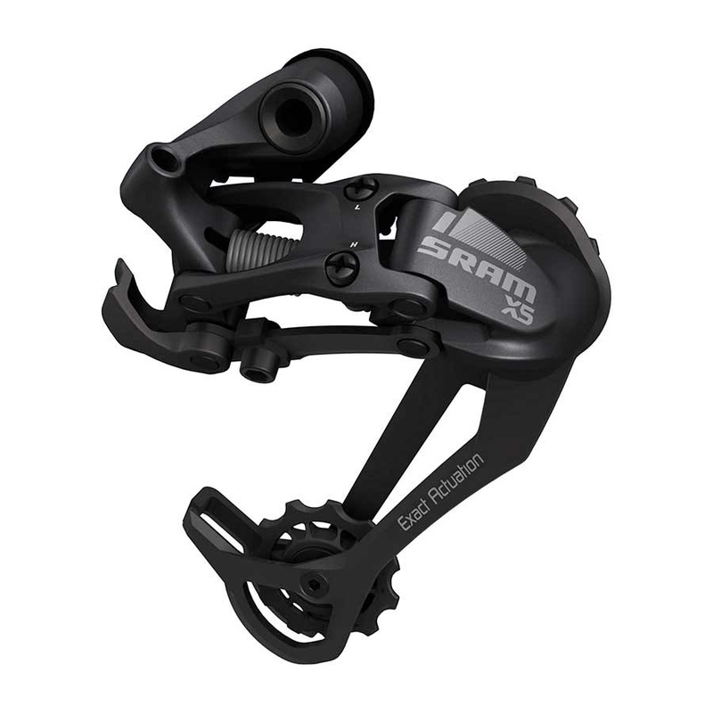 SRAM X5 Rear Derailleur – 10 Speed Long Cage Black