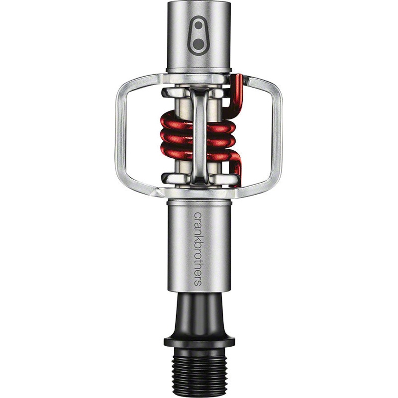 Crankbrothers Egg Beater 1 Pedals – Dual Sided Clipless Wire 9/16 Red