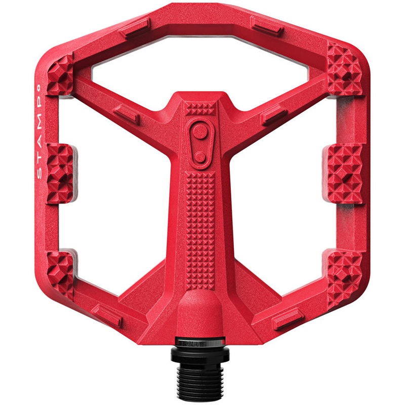 Crankbrothers Stamp 0 Pedals – Platform Composite 9/16 Bright Red Small